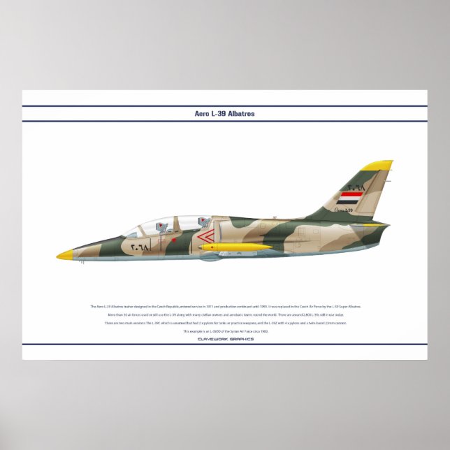 Pôster Aero L-39 Síria (Frente)
