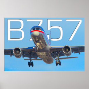 POSTER AERONAVE 757