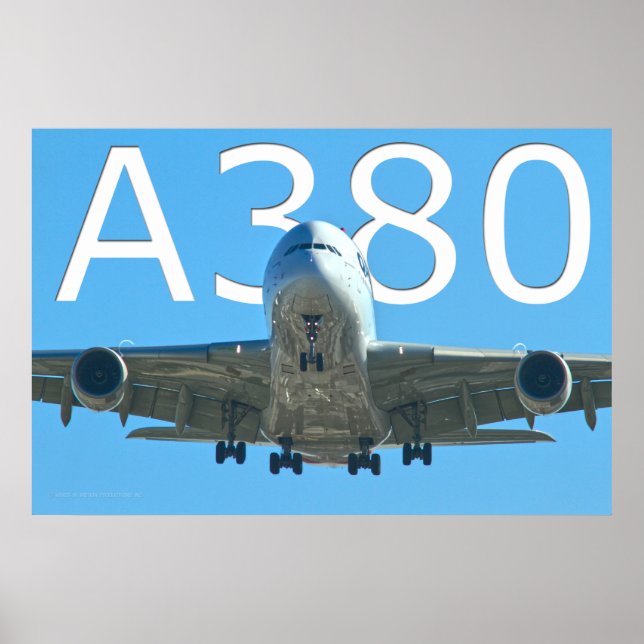 POSTER AERONAVE A380 (Frente)