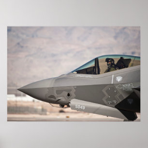 Poster Aeronave F-35A Lightning II