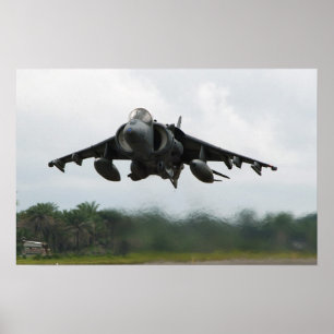 Poster Aeronaves AV-8B Harrier II