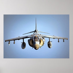Poster Aeronaves AV-8B Harrier II