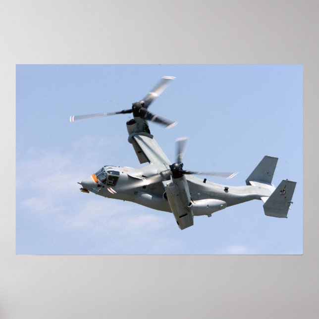 Poster Aeronaves Osprey MV-22 (Frente)