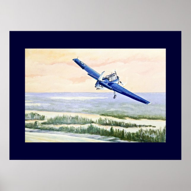 Poster Aeronaves Vintage (Frente)