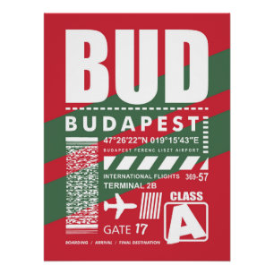 Pôster Aeroporto de Budapeste BUD