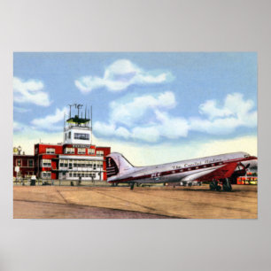 Pôster Aeroporto de Knoxville Tennessee McGhee Tyson