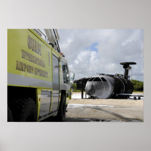 Pôster Aeroporto do WONPAT de Guam