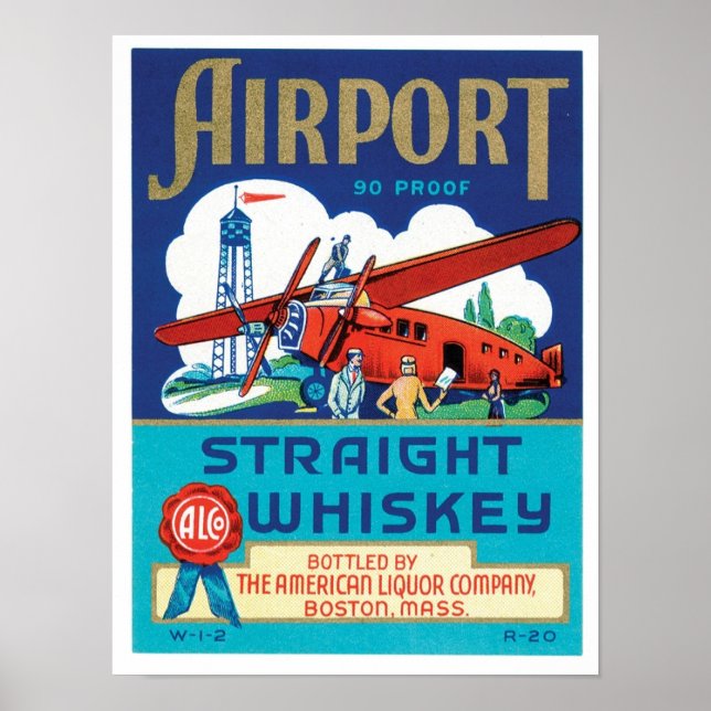Poster Aeroporto Hetero Whiskey (Frente)