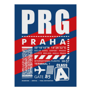 Pôster Aeroporto PRG Praga