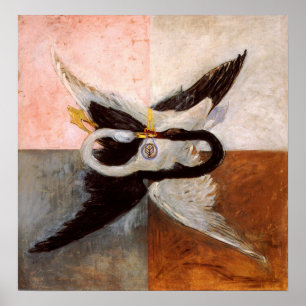 Poster Af Klint - O Cisne 1914