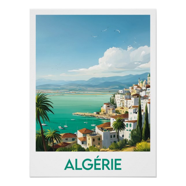 Pôster Affiche Algérie (Frente)