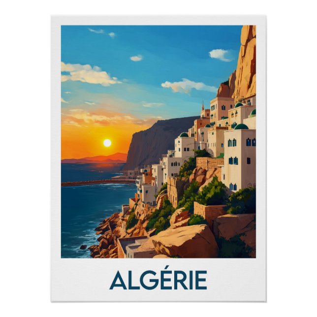 Pôster Affiche Algérie (Frente)