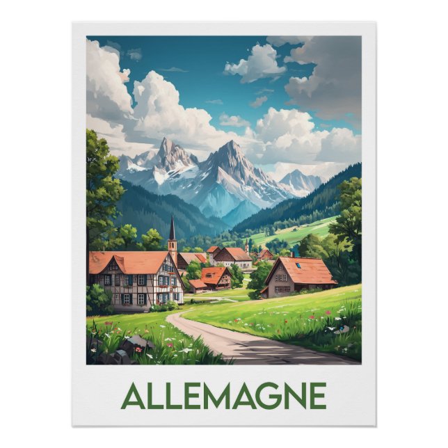 Pôster Affiche Allemagne (Frente)