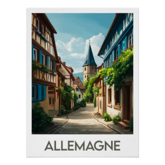 Pôster Affiche Allemagne