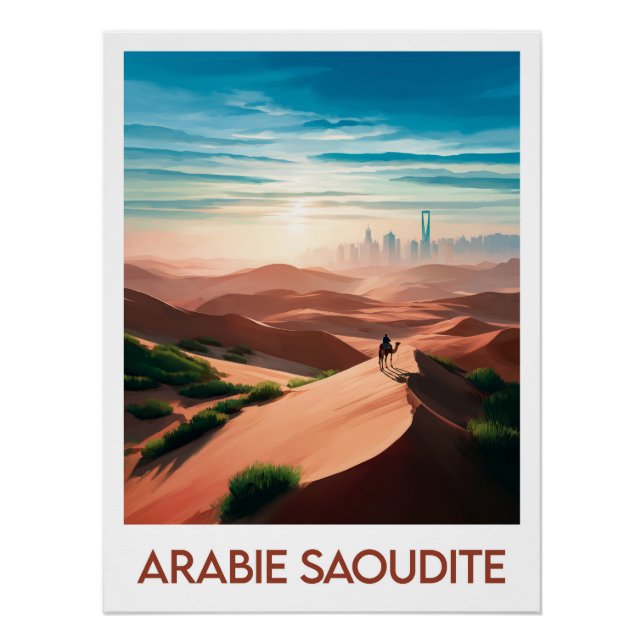 Pôster Affiche Arabie Saoudite (Frente)