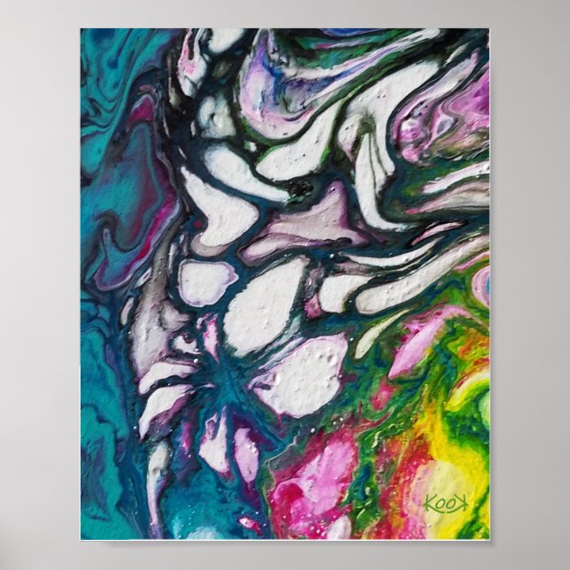 Poster Affiche - Art Abstrait pour décoration murale (Frente)