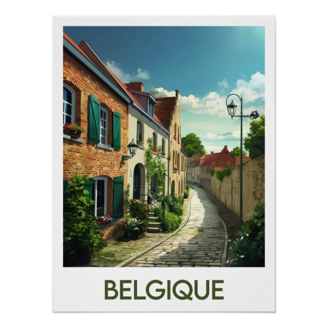 Pôster Affiche Belgique (Frente)