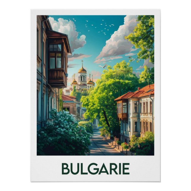 Pôster Affiche Bulgarie (Frente)