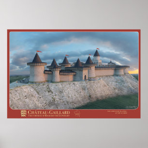 Poster Affiche CHÂTEAU-GAILLARD - Lado do rock, ao amanhe