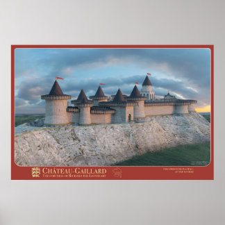 Poster Affiche CHÂTEAU-GAILLARD - Lado do rock, ao amanhe