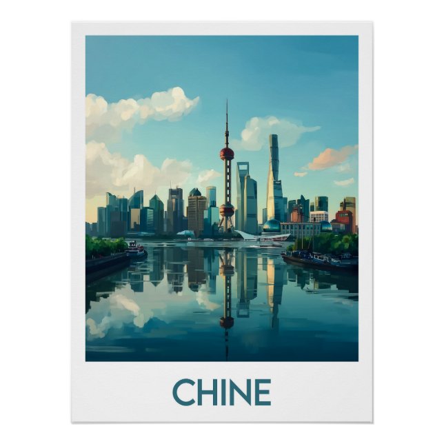 Pôster Affiche Chine (Frente)