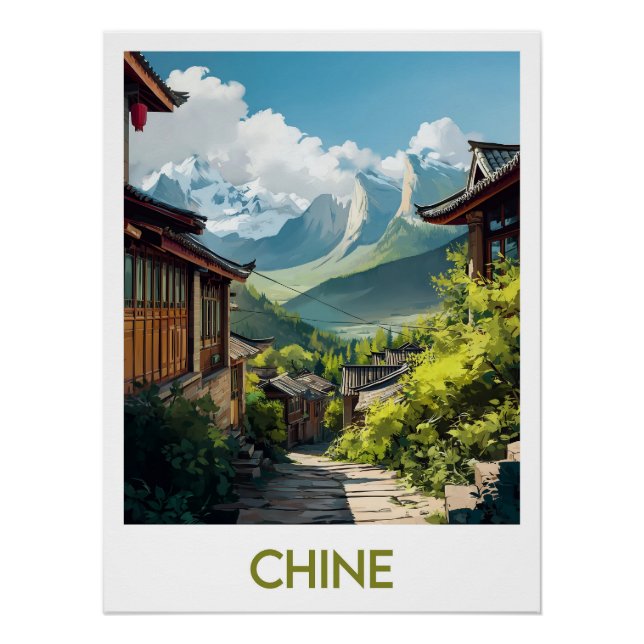 Pôster Affiche Chine (Frente)