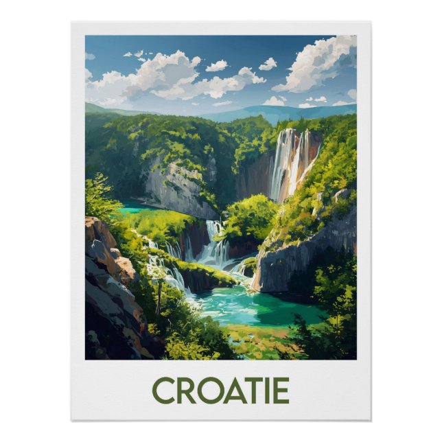Pôster Affiche Croatie (Frente)
