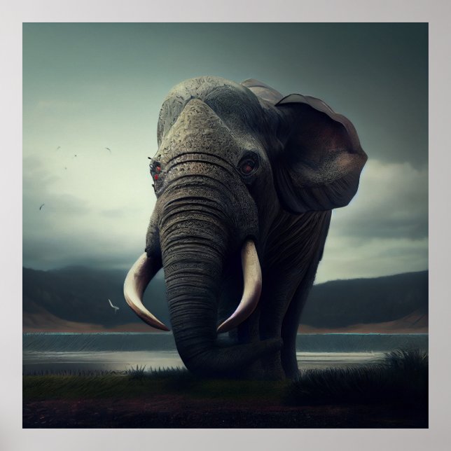 Poster Affiche Elephan (Frente)