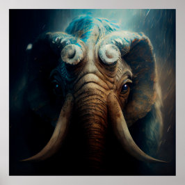 Poster Affiche Elephan