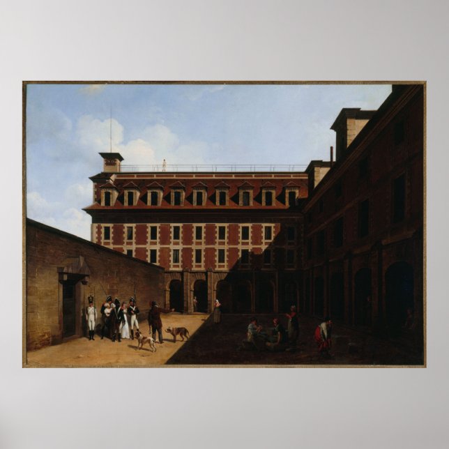 Poster Affiche La prison Madelonnettes, rue des Fontaines (Frente)