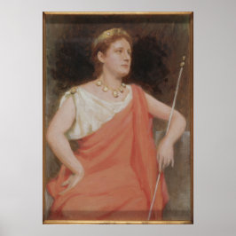 Poster Affiche La Tragédie, étude d'après Mlle Dudlay