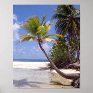 Poster Affiche Lagon bleu de Rangiroa