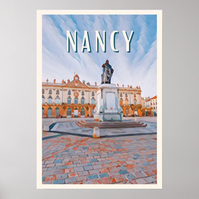 Poster Affiche Nancy Photo Vintage (Frente)