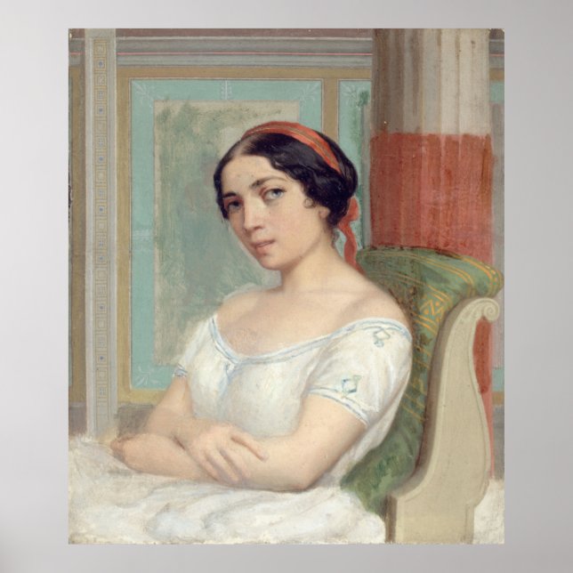 Poster Affiche Portrait d'Ernesta Grisi (Frente)