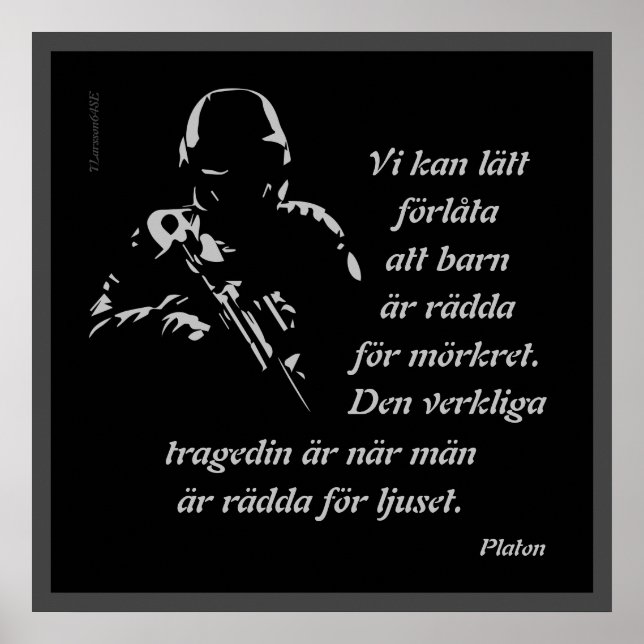 Poster Affisch — Ljusskygg (Frente)