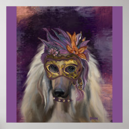 POSTER AFGHAN HOUND