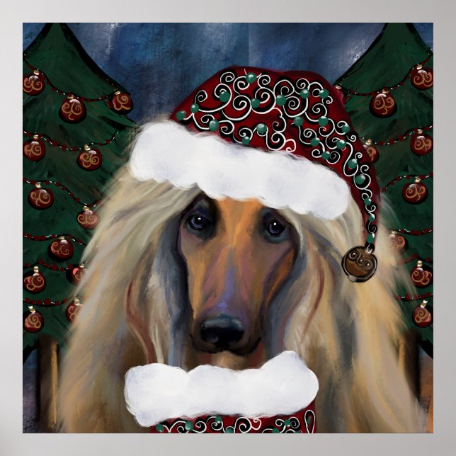 POSTER AFGHAN HOUND (Frente)