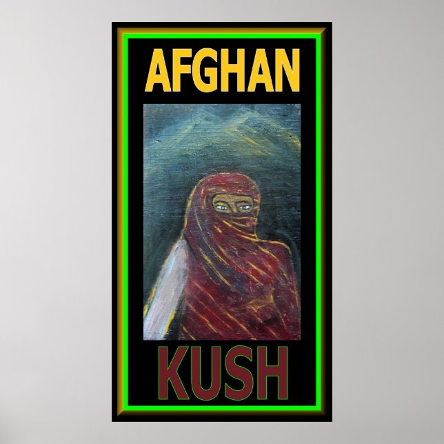 PÔSTER AFGHAN KUSH (Frente)
