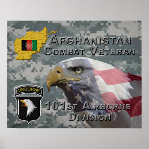 Poster “Afghanistan Combat Veteran” – 101st Airborne!
