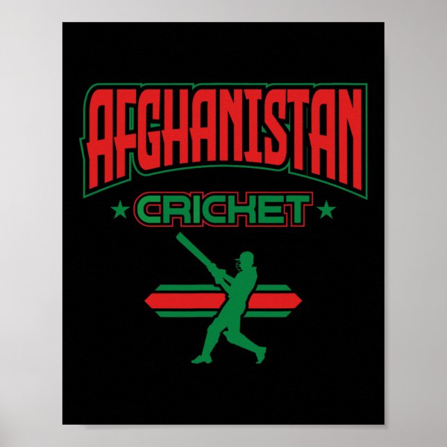 Poster Afghanistan Cricket 1  (Frente)