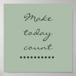 Poster Afirmação de arte! Parede positiva de incentivos