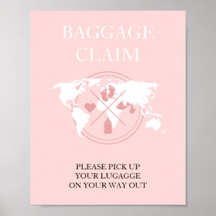 Poster Afirmação de Bagagem de Passaporte de Chá de frald
