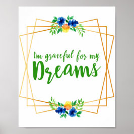 Poster afirmações motivacionais para a vida e o amor próp