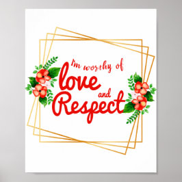 Poster afirmações motivacionais para sonhadores