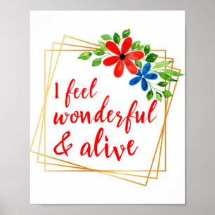 Poster afirmações motivacionais por amor próprio e vid