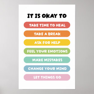 Poster Afirmações Positivas