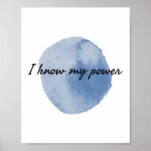 Poster afirmações positivas matinais para os trabalhadore