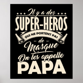 Poster Afixar Papá SuperHéro