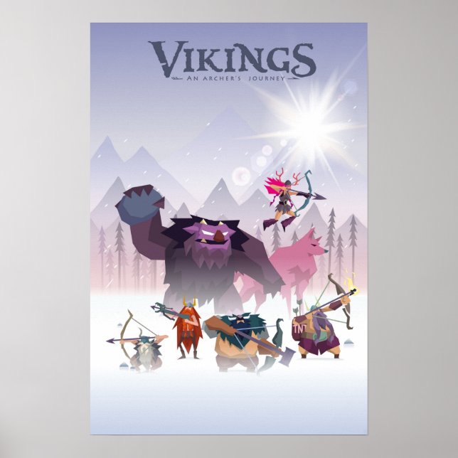 Poster afixar Vikings archer (Frente)