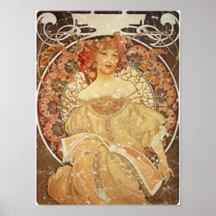 Poster afligido de Mucha 2 - 1890 -